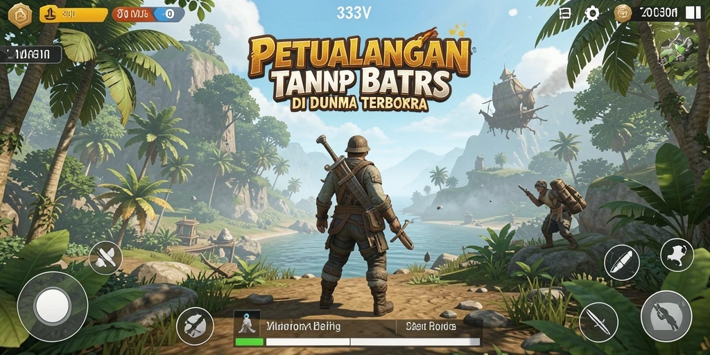 Gameplay dinamis di dunia terbuka 333V yang menakjubkan.