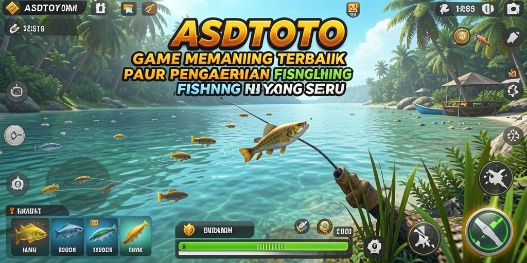 Screenshot menunjukkan momen seru menangkap ikan besar di ASDTOTO.