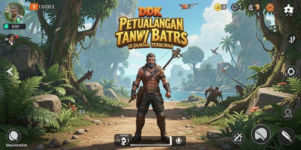 Gameplay DKK menampilkan eksplorasi seru di dunia terbuka.