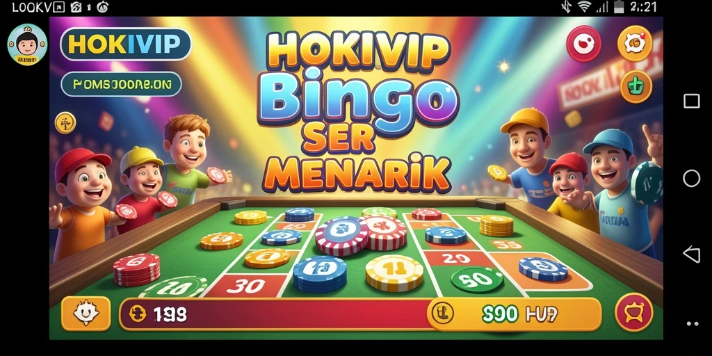 Gameplay menarik HOKIVIP yang menampilkan suasana Bingo.