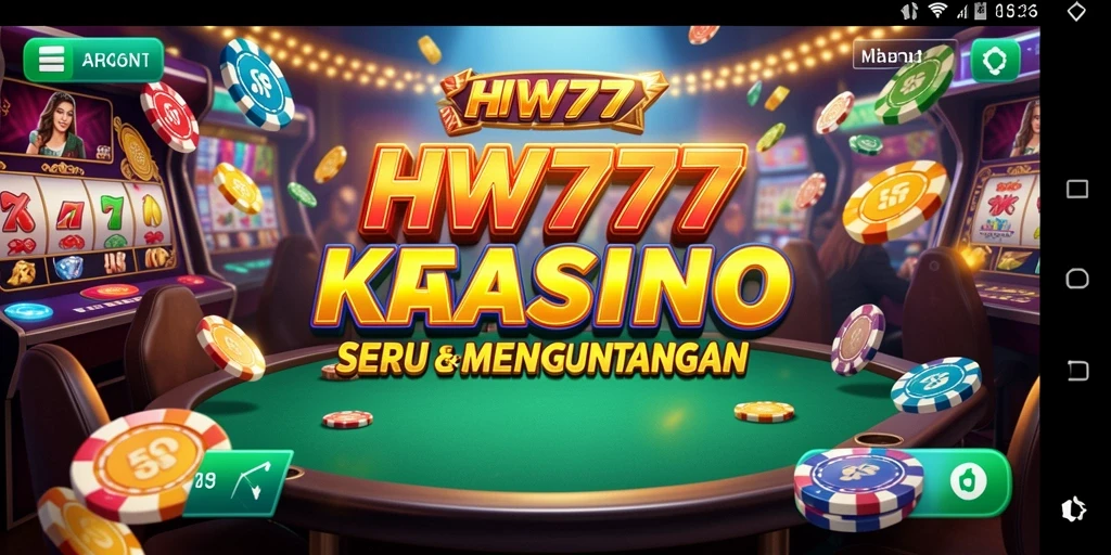 Tampilan menarik dalam permainan Kasino di HW777.