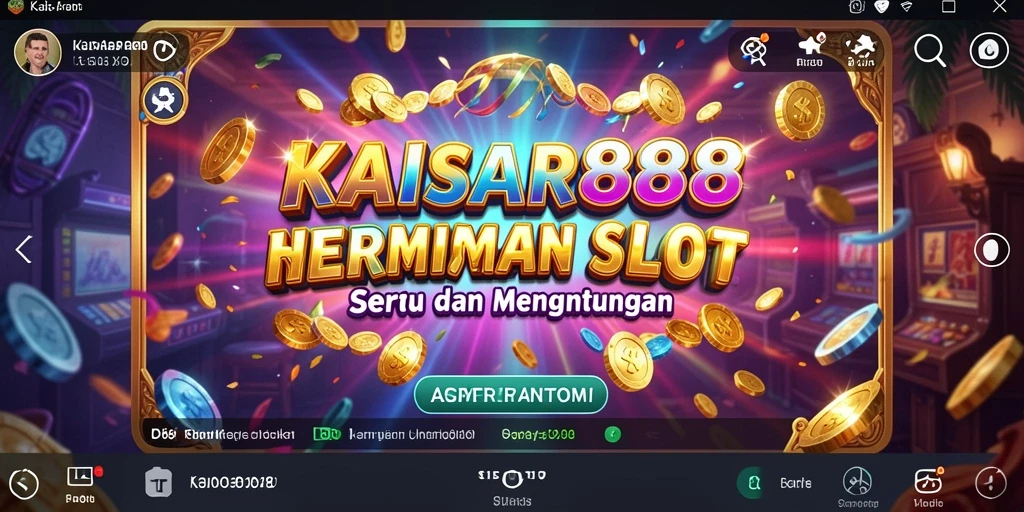 Tampilan gameplay menarik dari KAISAR888 dengan berbagai tema slot.