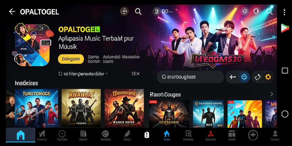 Screenshot OPALTOGEL menampilkan permainan musik yang seru dan interaktif.