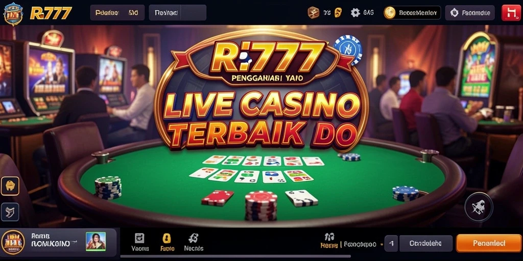 Tampak gameplay Live Casino yang seru dan penuh interaksi.