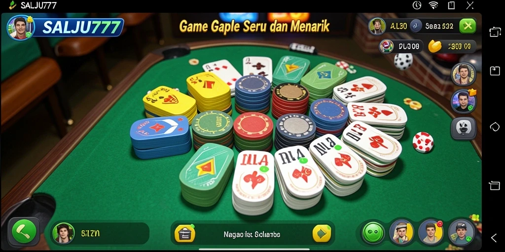Tampilan gameplay seru dan interaksi sosial di SALJU777.