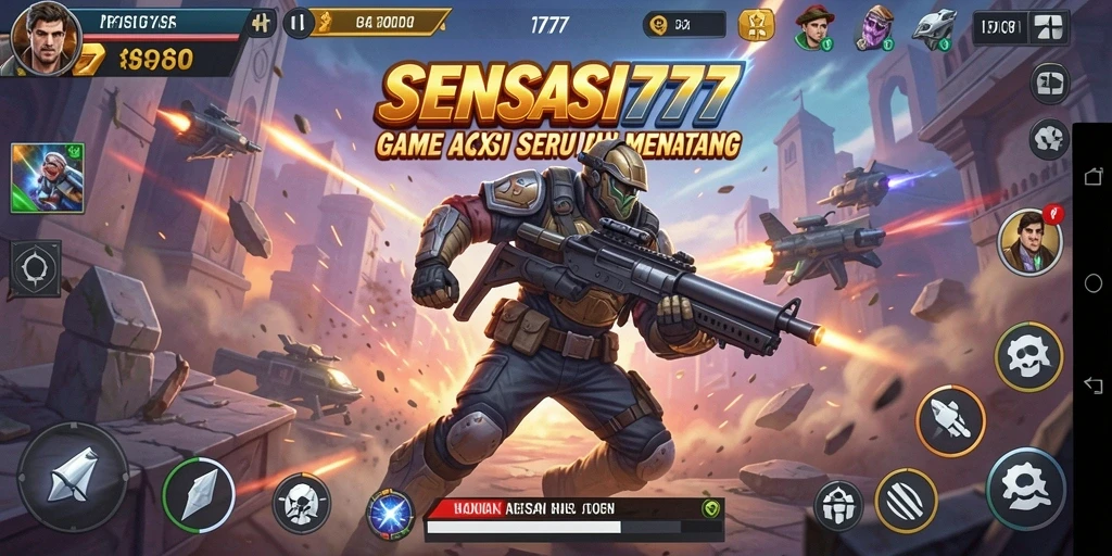 Tampilan gameplay <strong>SENSASI777</strong> menunjukkan aksi mendebarkan dan grafis tajam.