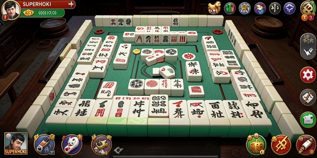 Tampilan gameplay <strong>SUPERHOKI</strong> yang seru dan menantang.