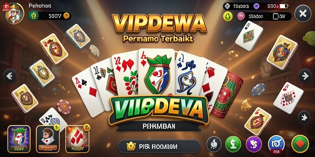 Tampilan gameplay seru dalam permainan Domino VIPDEWA.