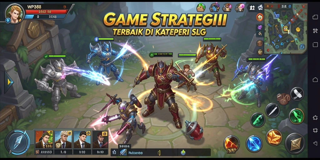 Gameplay WP888 yang menarik dan penuh strategi.